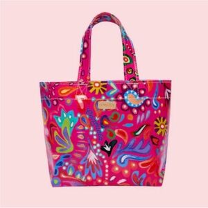 Consuela Pink and Blue Floral Tote